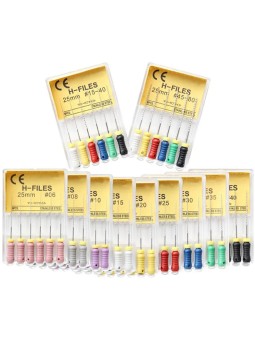 Limes H Files - Boîte de 6